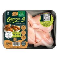 Tanmiah Fresh Chicken 4 Quarter Omega-3 With Skin 900 g offers at 21,25 Dhs in Lulu Hypermarket