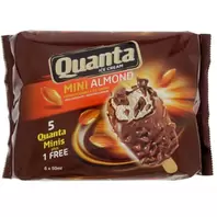 Quanta Mini Almond Ice Cream Stick 6 x 50 ml offers at 14,5 Dhs in Lulu Hypermarket